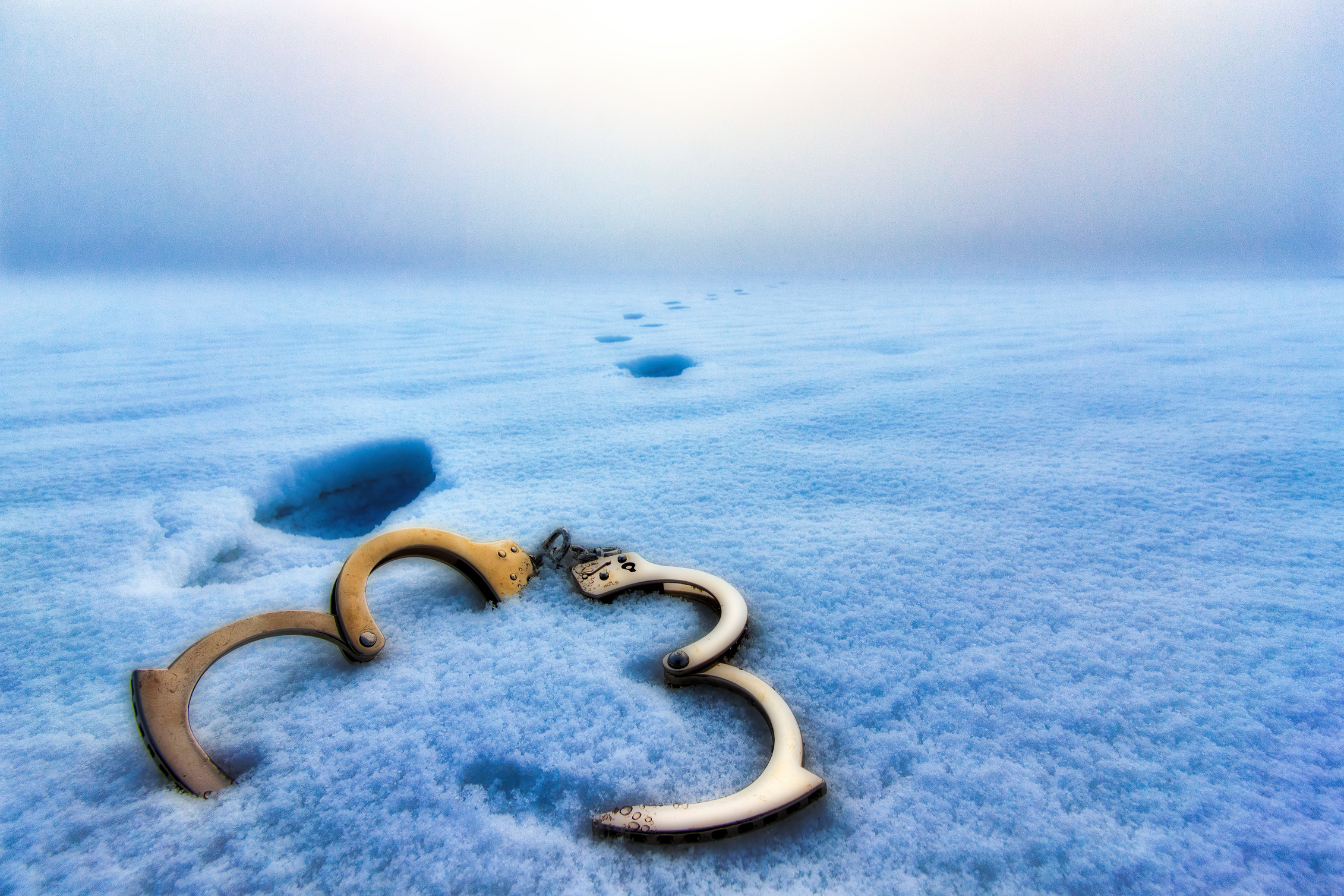 Steel Shackles in the Snow